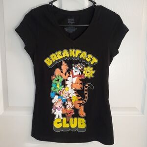 Vintage Y2K Black Breakfast Club Graphic Tee. Size girlM(7/8) OR Adult XS/S. #sw